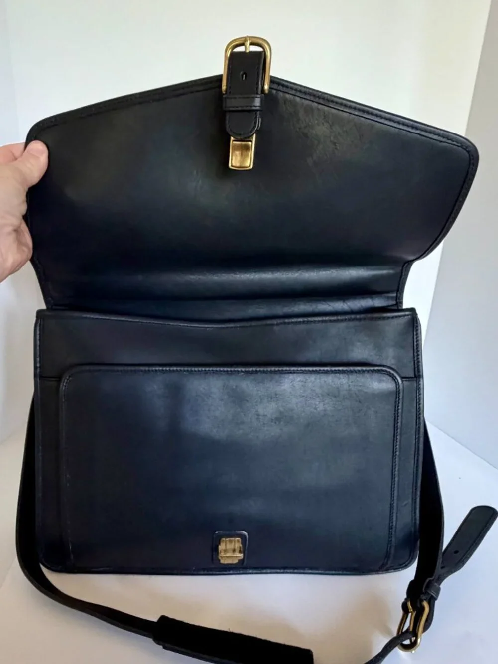 Vintage COACH Messenger Briefcase Bag, Style 5319, includes original strap